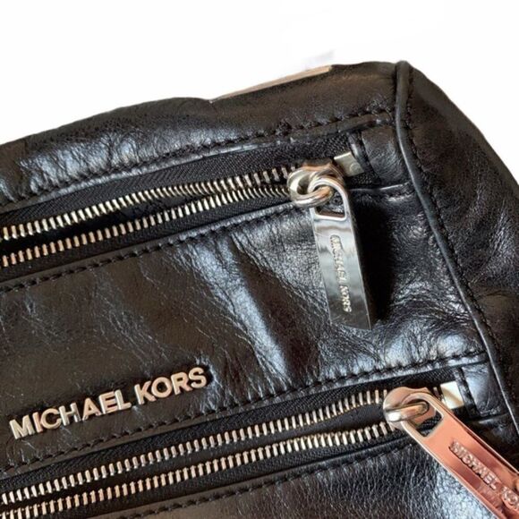 Michael Kors Black Leather Crossbody - Picture 2 of 5